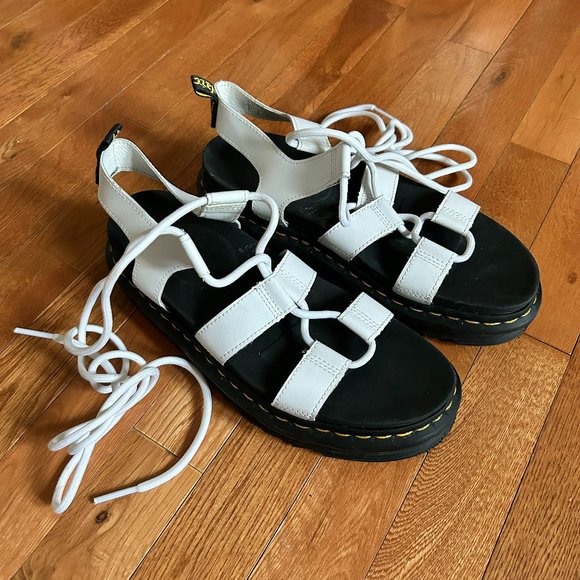 Dr. Martens White Gladiator Sandals - Picture 4 of 5